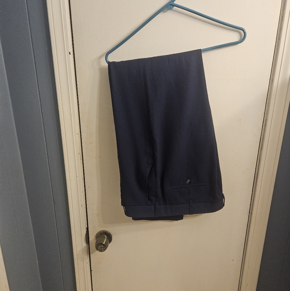 Men's Stafford 365 Navy Pants 36x32